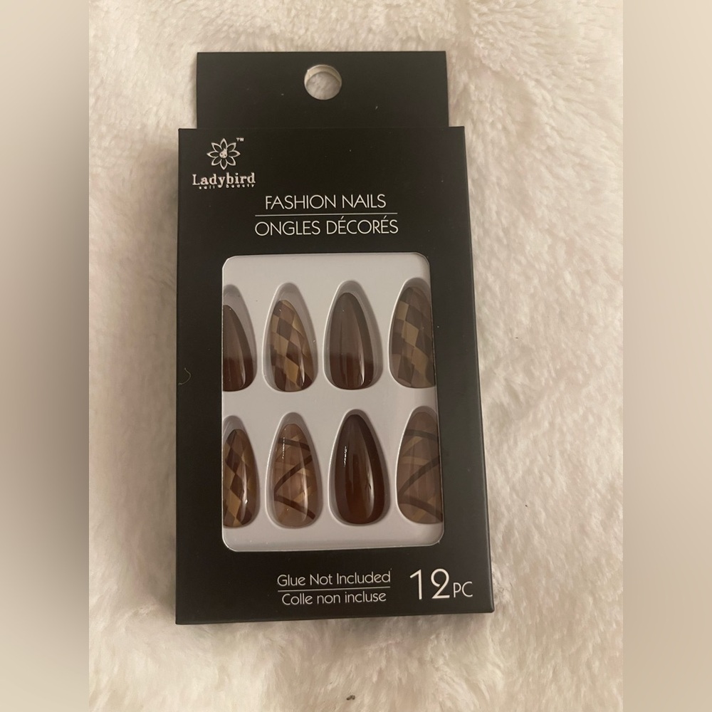 🤍🤍🤎Fashion Nails - Brown - Picture 8 of 9